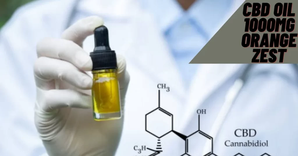 CBD Oil 1000mg Orange Zest